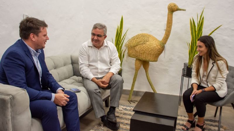 Raúl con la  Red Federal de Fondos de Garantía Públicos