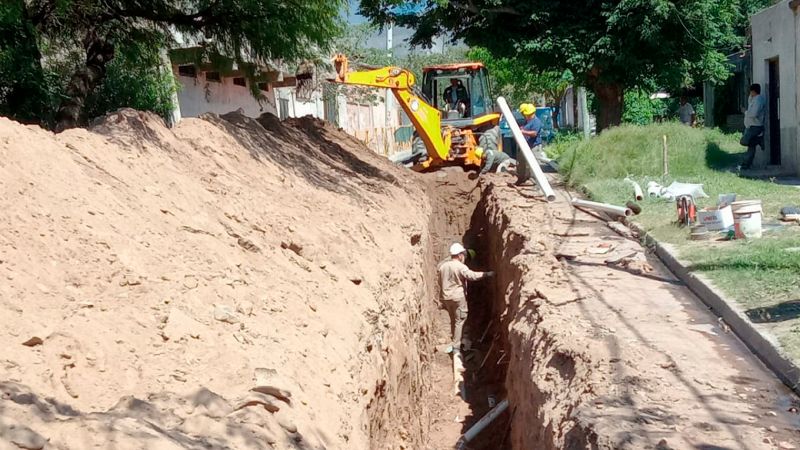 Renovación de la red de cloacas en Barrio San Pedro