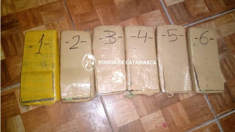 Secuestraron panes de marihuana