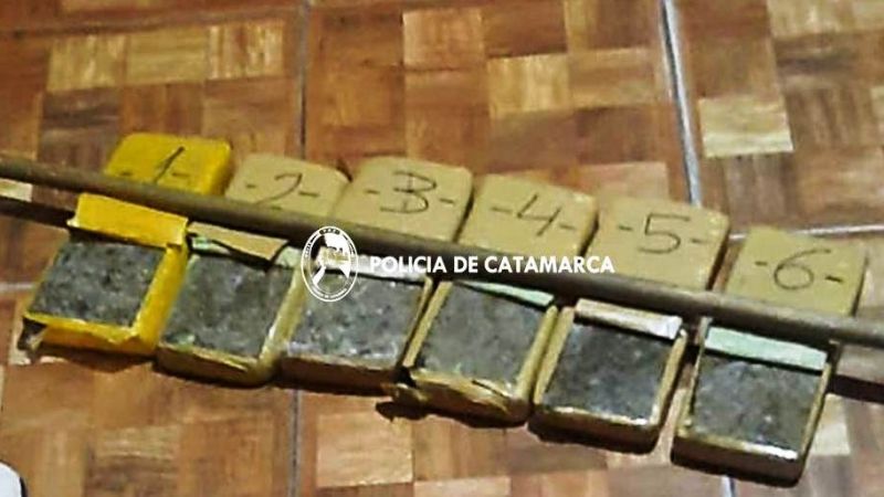 Secuestraron panes de marihuana