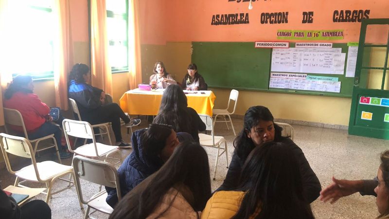 Se cubrió la mitad de los cargos docentes en la última asamblea