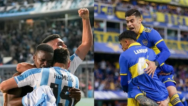 Boca y Racing van por el título de la Liga Profesional