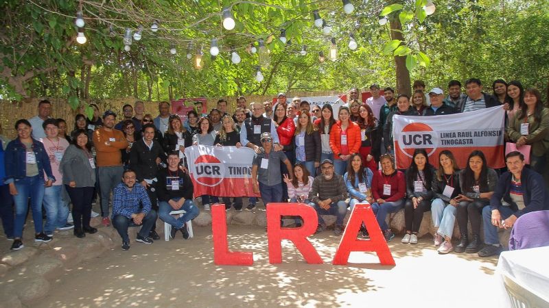 Gran convocatoria de la línea Raúl Alfonsín en Belén