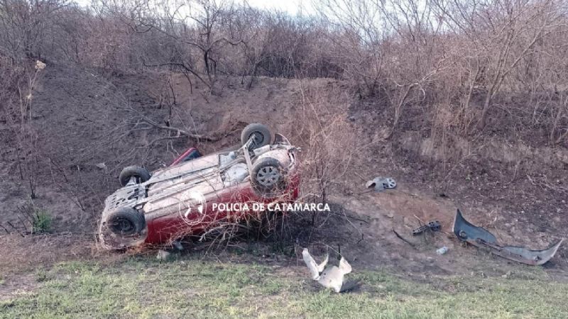 Accidente en la Cuesta de El Totoral
