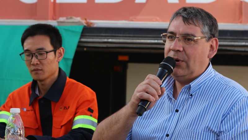 Avanza un convenio de cooperación con la minera Zi Jin Liex S.A