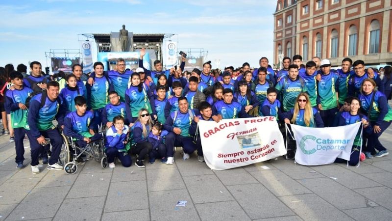 El presidente Fernández inauguró los Juegos Evita 2022