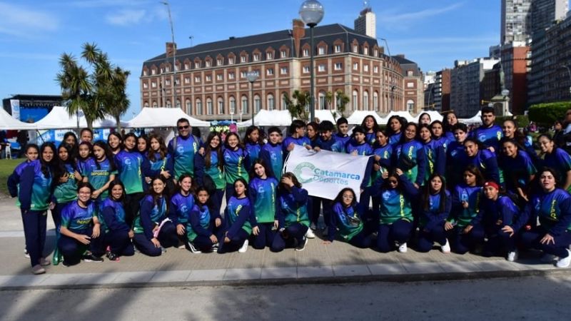 El presidente Fernández inauguró los Juegos Evita 2022