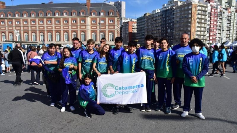 El presidente Fernández inauguró los Juegos Evita 2022