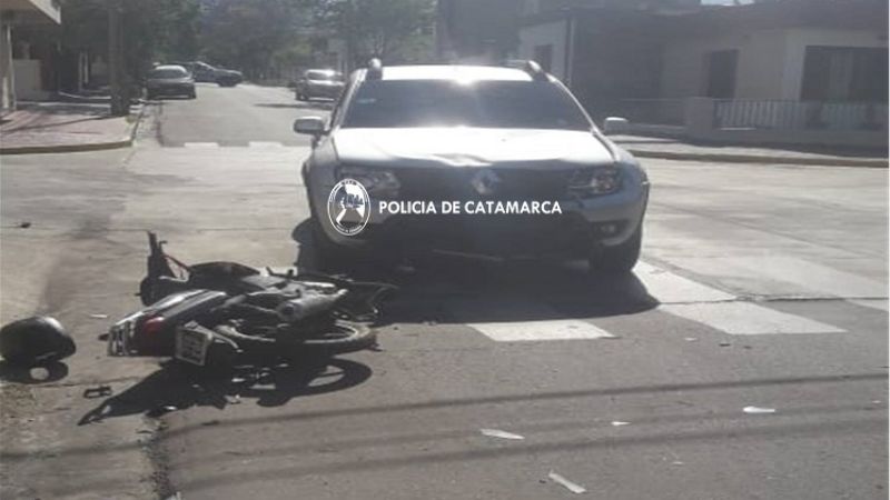 Violento choque en una esquina