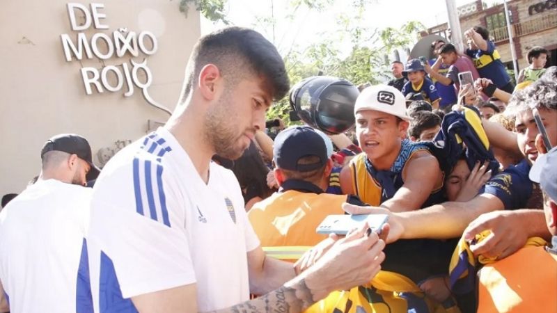 San Juan revolucionado con la presencia de Boca