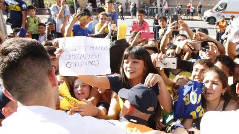 San Juan revolucionado con la presencia de Boca