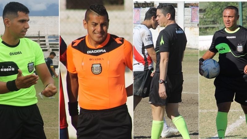Cuatro ternas y un árbitro chacareros para la 3ra. del Regional