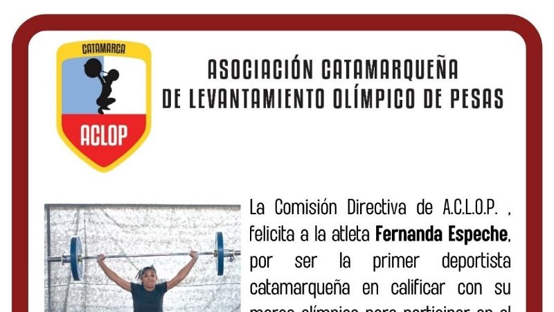 Gestionan apoyo para la atleta Fernanda Espeche
