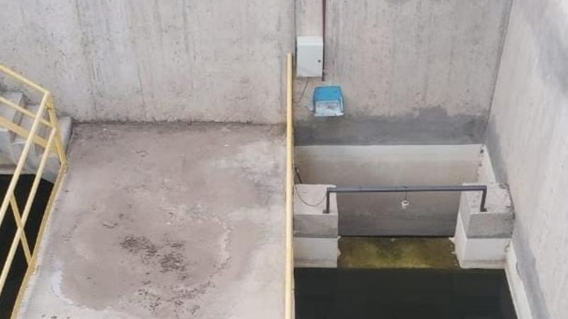 Robo en la planta de tratamiento de líquidos cloacales