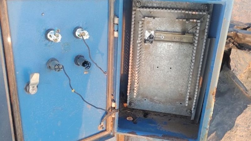 Robo en la planta de tratamiento de líquidos cloacales