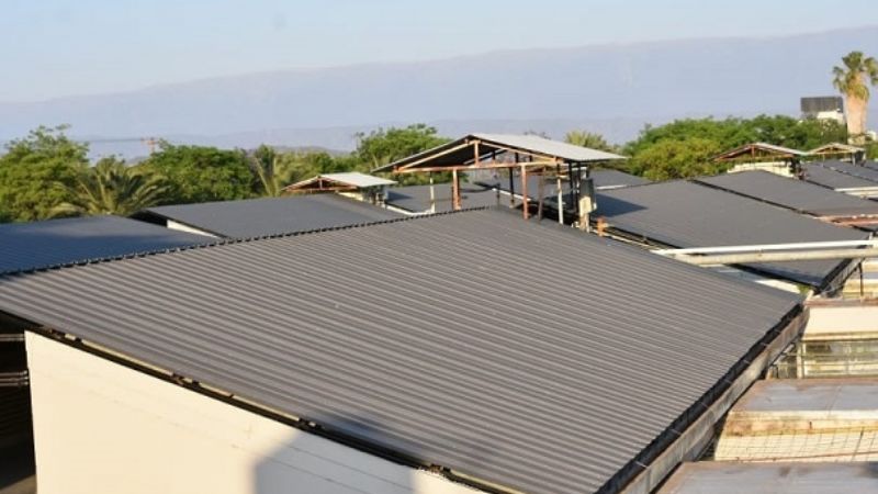 Culminaron trabajos en los techos del Hospital San Juan Bautista