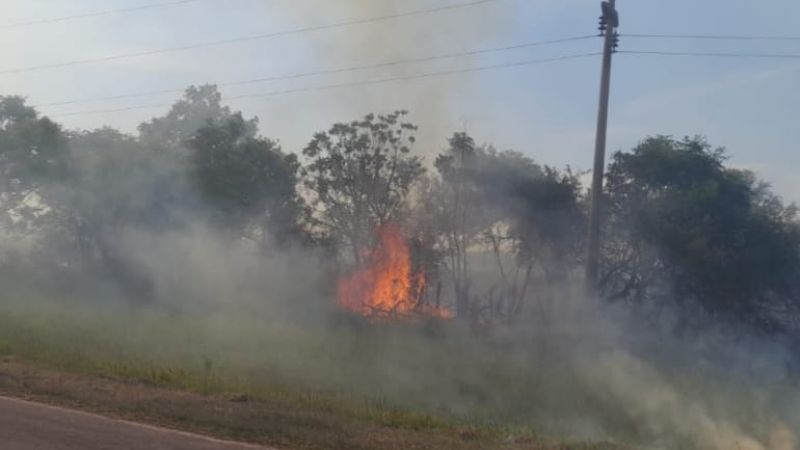 Incendio afecta el servicio de energía en F.M. Esquiú