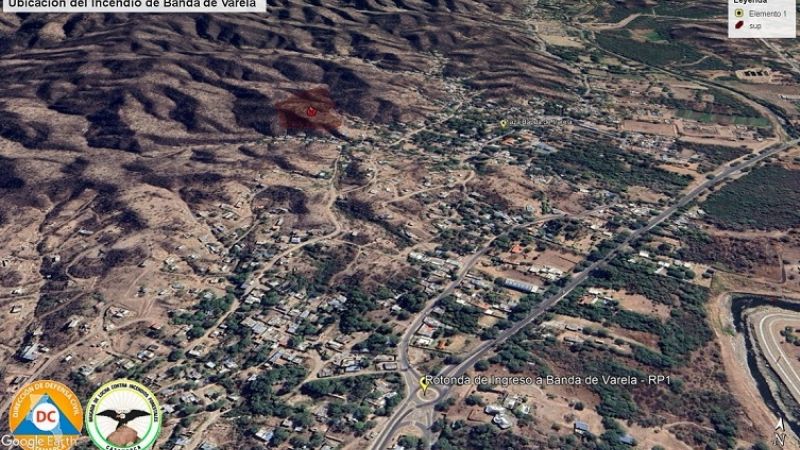 Nuevo incendio forestal en Banda de Varela