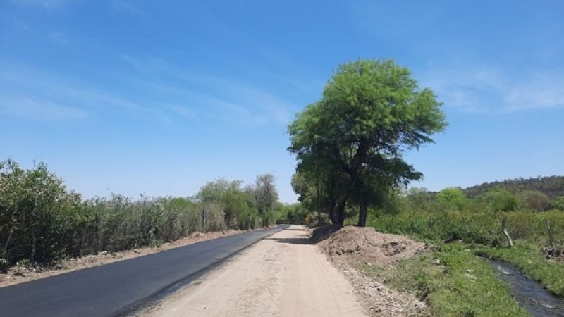 Inició la pavimentación de la Ruta 141 en Capayán