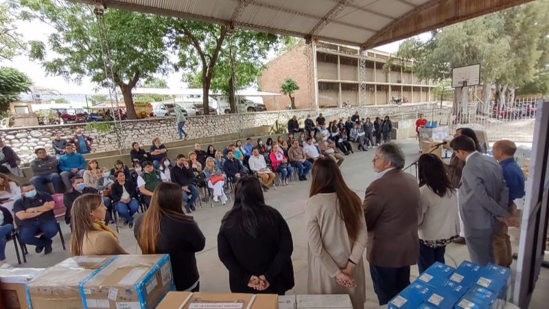 55 centros de salud de toda la Provincia recibieron bienes