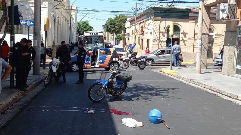 Lo embistieron y quedó lastimado