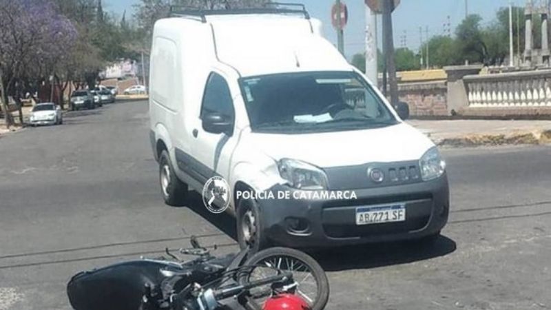 Tras un accidente, motociclista terminó en un sanatorio