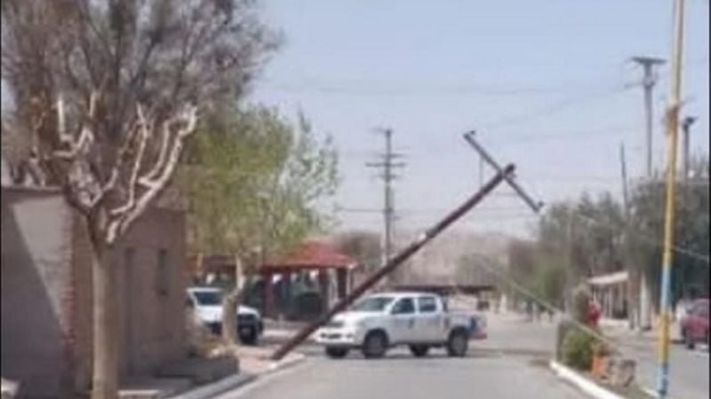 El viento causó problemas en el Oeste