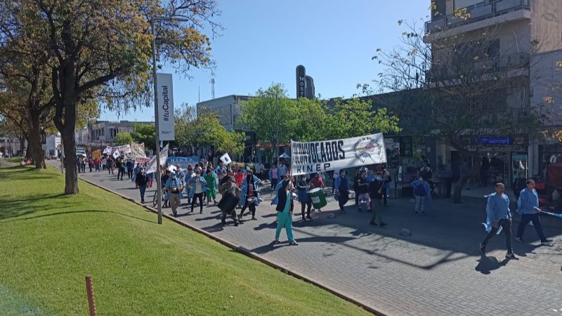 Masiva marcha de la salud
