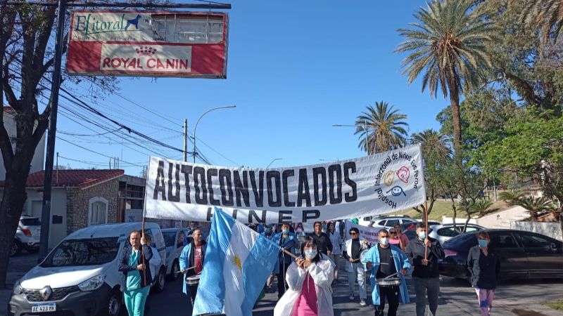 Masiva marcha de la salud