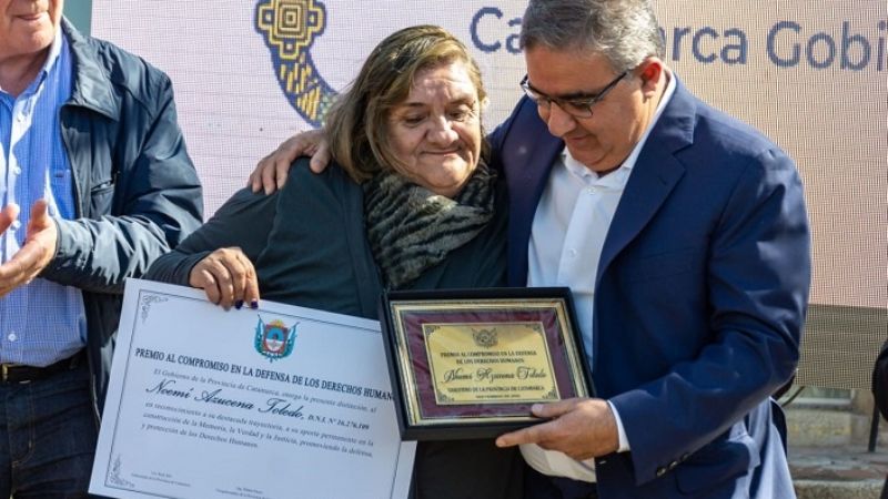 Entregaron reconocimiento al “Compromiso en la defensa de los Derechos Humanos”