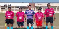 CAMPAÑA para detección temprana del cáncer de mamas, en la final del Fútbol Femenino chacarero.