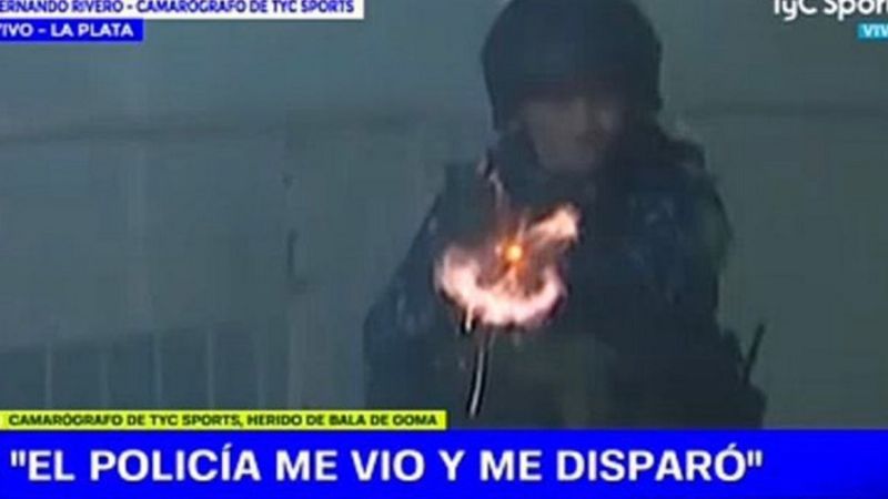 Detuvieron al jefe del operativo y al policía que disparo al camarógrafo