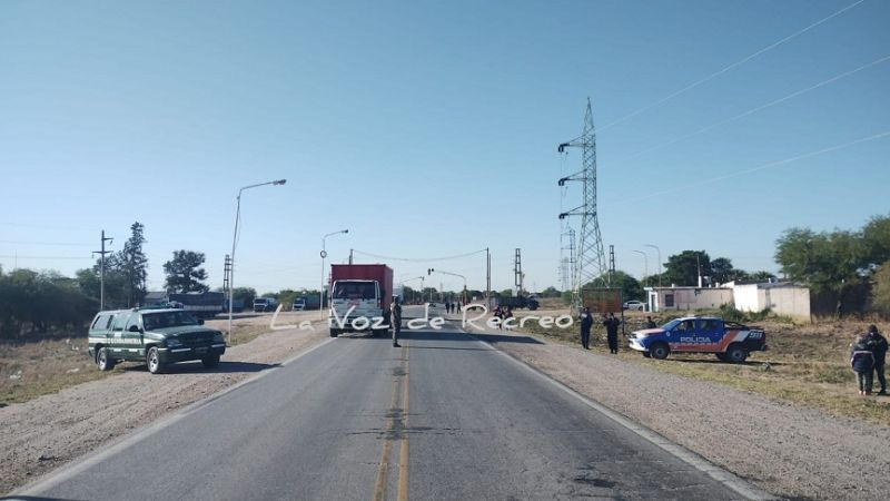 Cortan ruta en San Antonio de La Paz