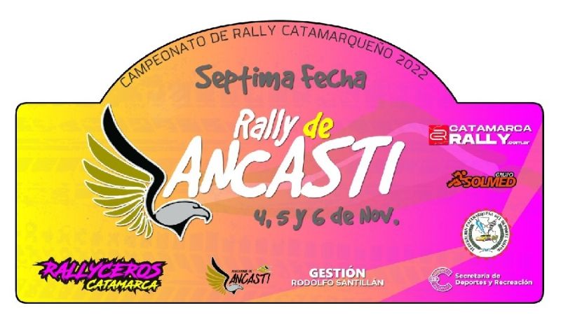 Todo listo para el Rally de Ancasti, por la 7ma. del Provincial