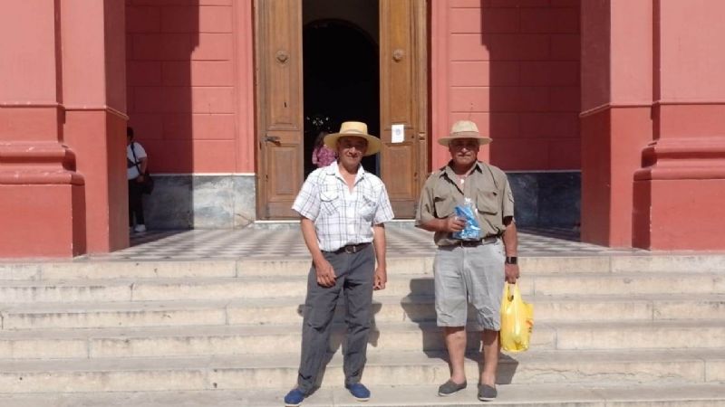 Cabalgó más de 300 kilómetros para visitar a la Virgen del Valle