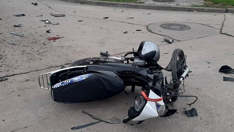 Chocó contra un cerco perimetral y dio positivo en alcoholemia