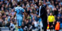 PELLEGRINI dirigiendo a Demichelis en Manchester City.