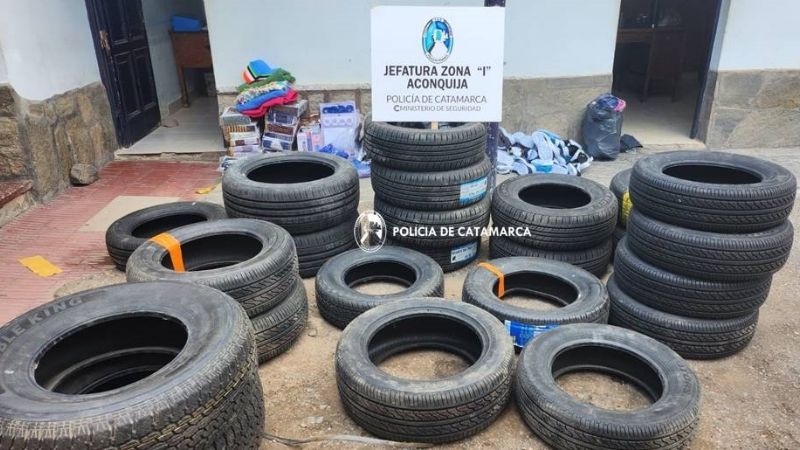 Secuestraron mercadería ilegal en Aconquija