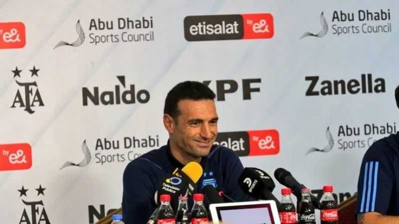 Scaloni: "Mañana no vamos a tomar ningún riesgo"