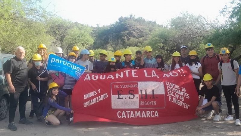 Visita a la ex mina “La Aguadita”