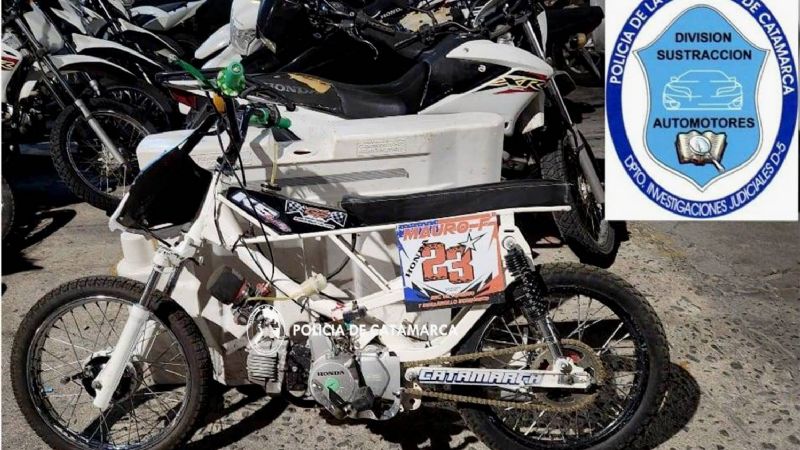 Policías encontraron irregularidades en una moto