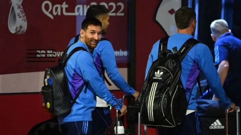 Argentina llegó a Qatar y crece la ilusión por el Mundial