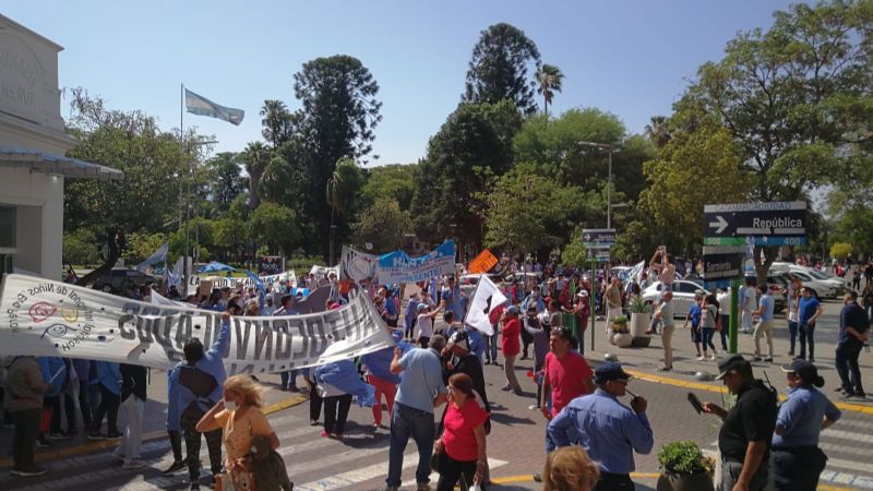 Tras el fracaso de la negociación, autoconvocados volvieron a marchar