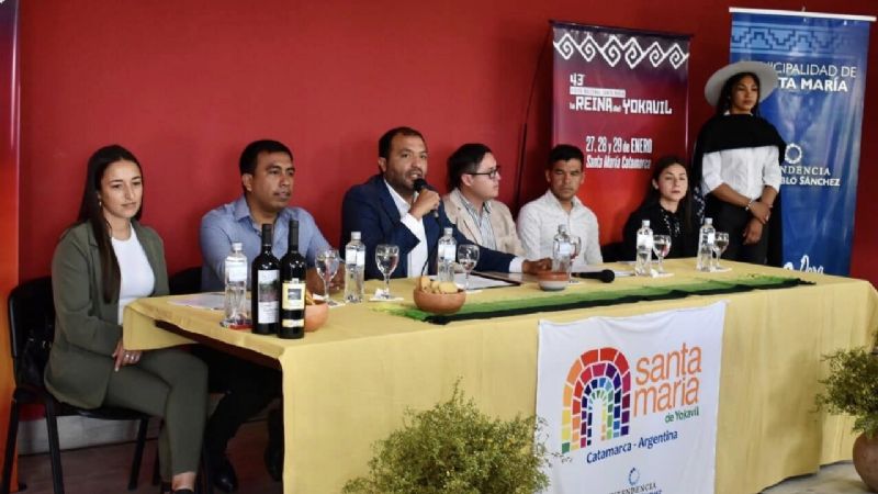 Presentación oficial de la cartelera de la 43° Ed. de la Fiesta Nacional Santa María, La Reina del Yokavil