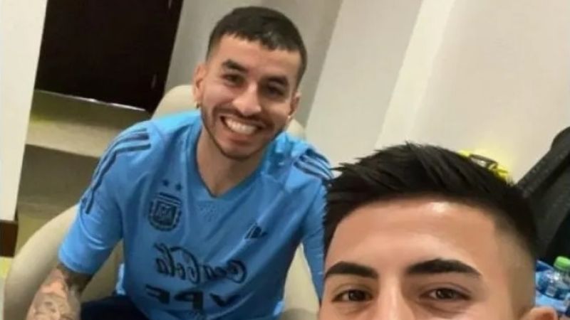 Argentina completa: Ángel Correa y Thiago Almada llegaron a Qatar