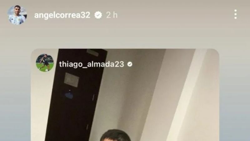 Argentina completa: Ángel Correa y Thiago Almada llegaron a Qatar