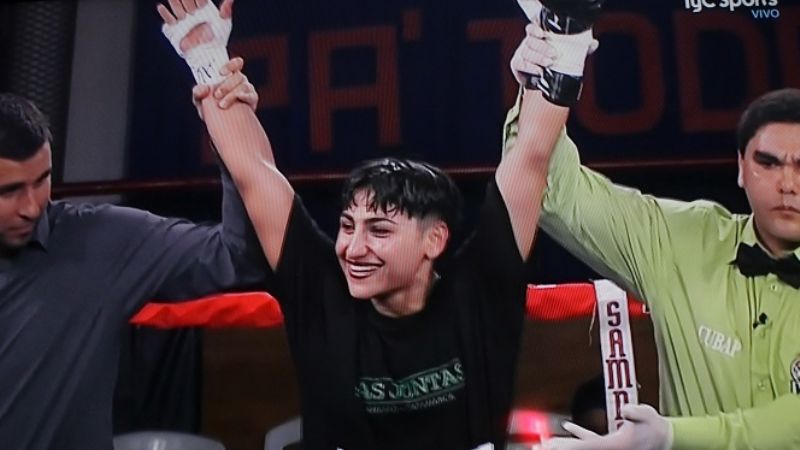 Fulminante  KO de la “Capricho” Romero, en Uruguay