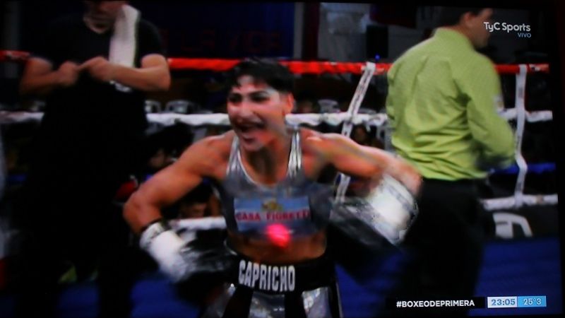 Fulminante  KO de la “Capricho” Romero, en Uruguay