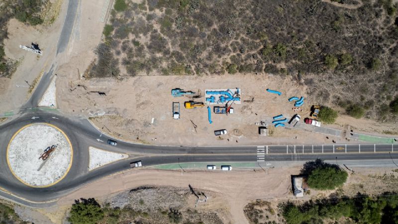 Acueducto Norte: continúa la instalación de nudos de válvulas