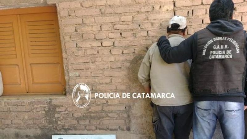 En Belén secuestraron  plantas de Marihuana y armas de fuego